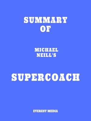 cover image of Summary of Michael Neill's Supercoach